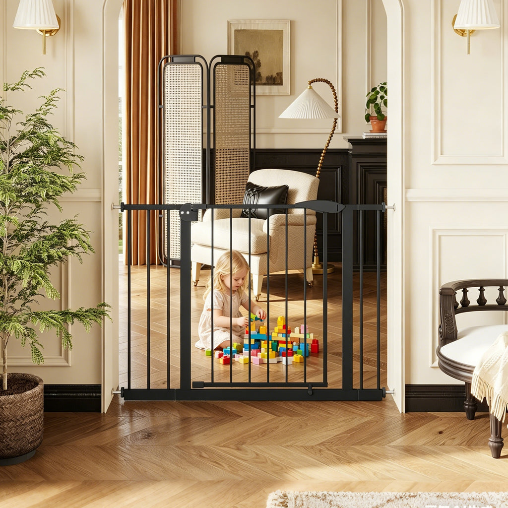 Pressure-Mounted Baby Gate for Doorways, 29.5–44.1 in.